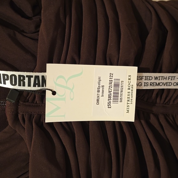 NWT House of CB Mistress Rock Spotlight Ruched Mini Dress. Size Small - Picture 10 of 10